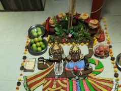 झांसी में सोनी परिवार गोबर से निर्मित अलौकिक गोवर्धन महाराज की महाआरती संपन्न